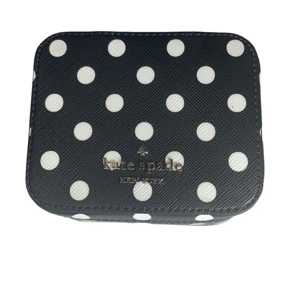 Kate Spade Cheers Boxed Jewelry Holder Charming Dot New - Picture 9 of 10